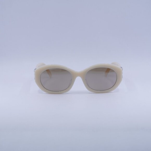 🕶️ New Givenchy GV40091F 25G Sunglasses - Shiny Ivory Frame - Picture 2 of 8